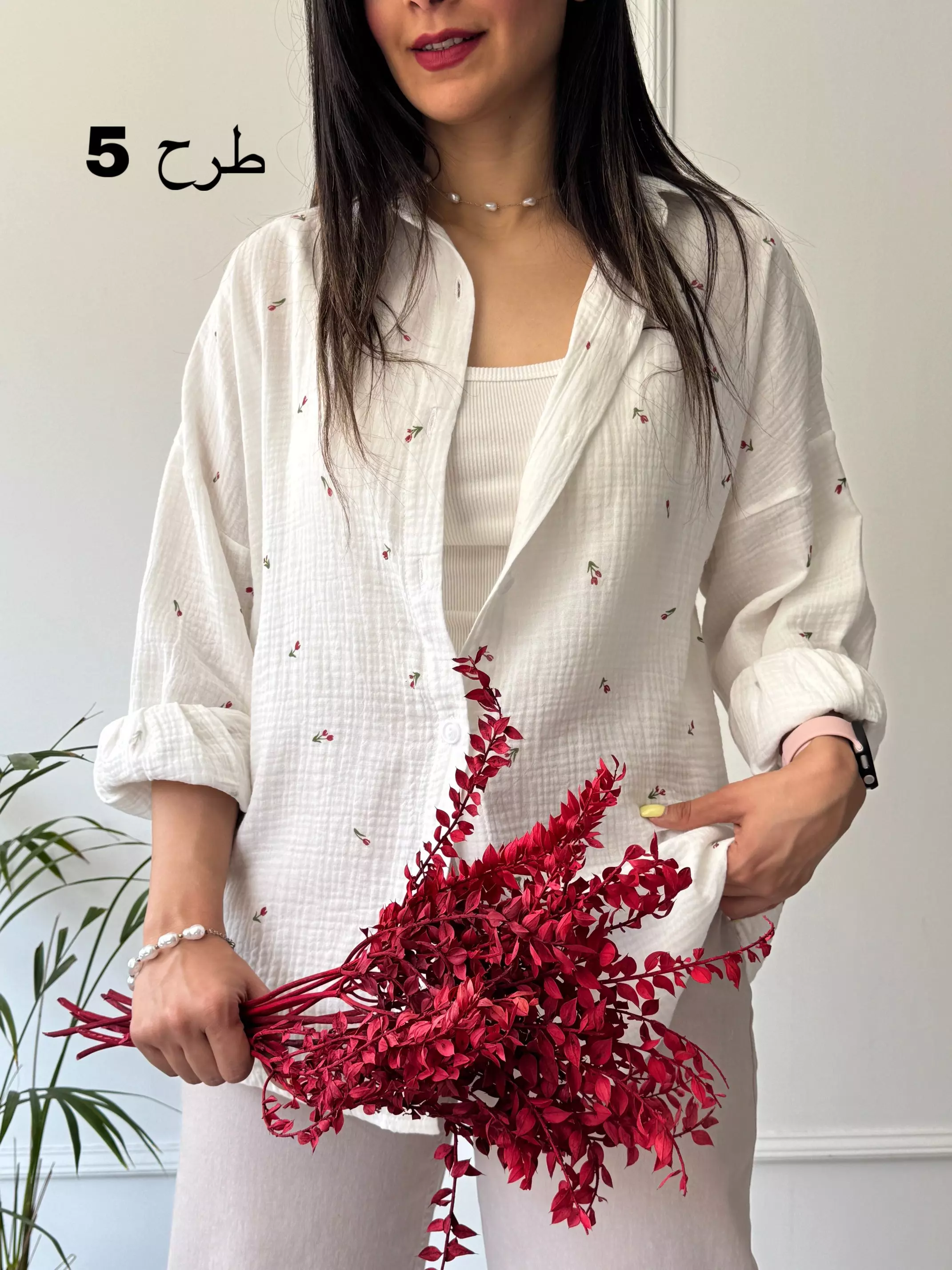 مانتو دبل فیس شکوفه